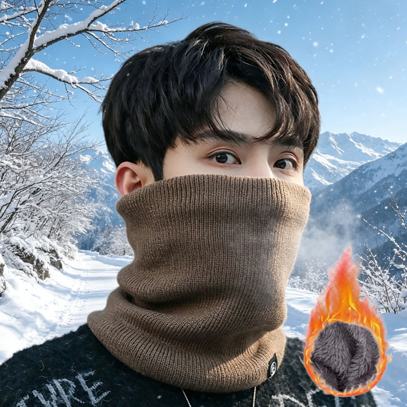 Neck Gaiter Fleece - 1-8 個のサーマルネックゲイタースカーフ防風フリース裏地付き男性女性サイクリングランニングアウトドアウィンタースポーツ用