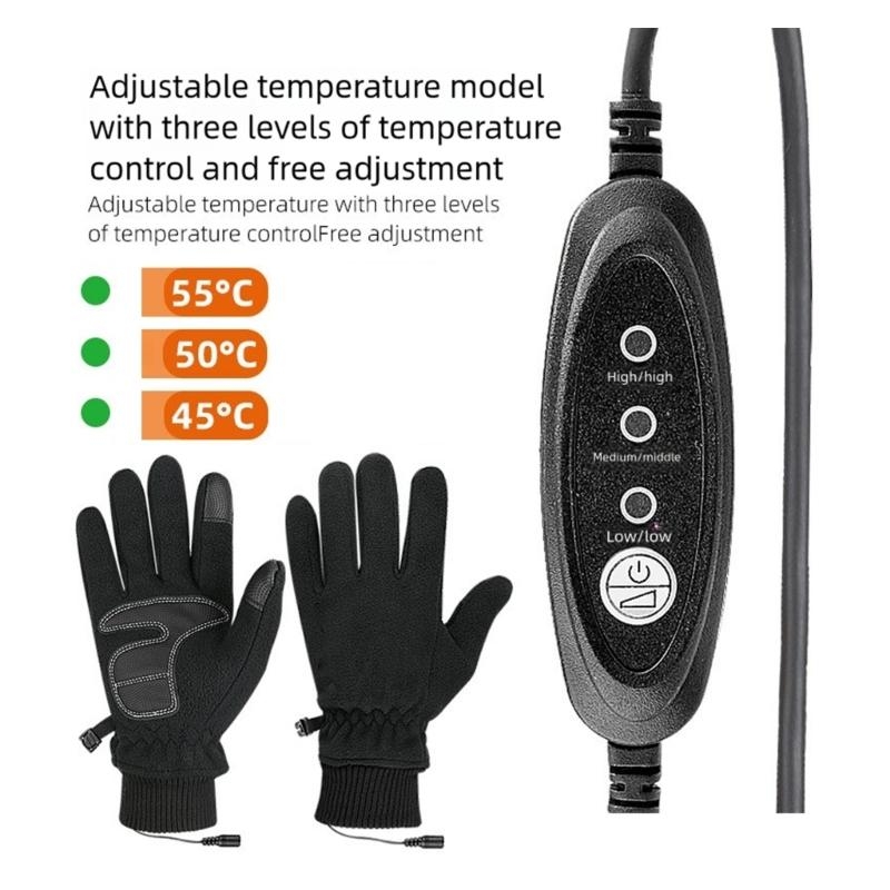 Snow Glove Insulated - ヒーター付きウィンターグローブデザイン防水スキーハイキングギア