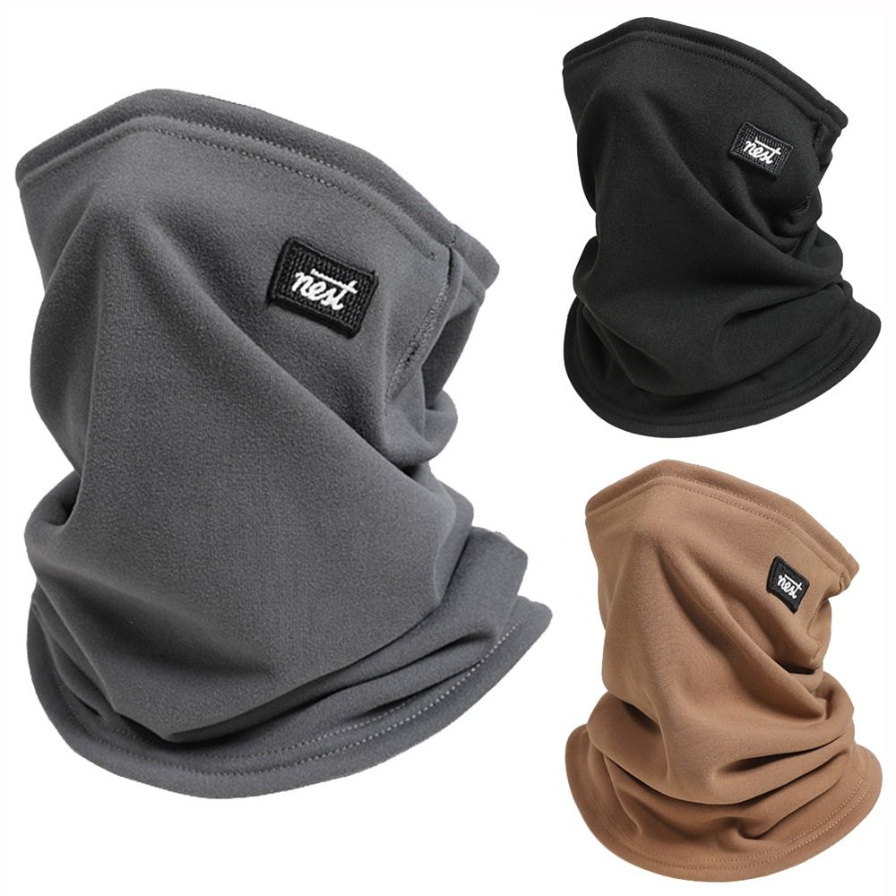 Neck Gaiter Fleece - 冬用キャンプフリースネックゲイター、スキーチューブスカーフ、スノーボードハーフフェイスマスク、男女兼用屋外防寒ネックウォーマー