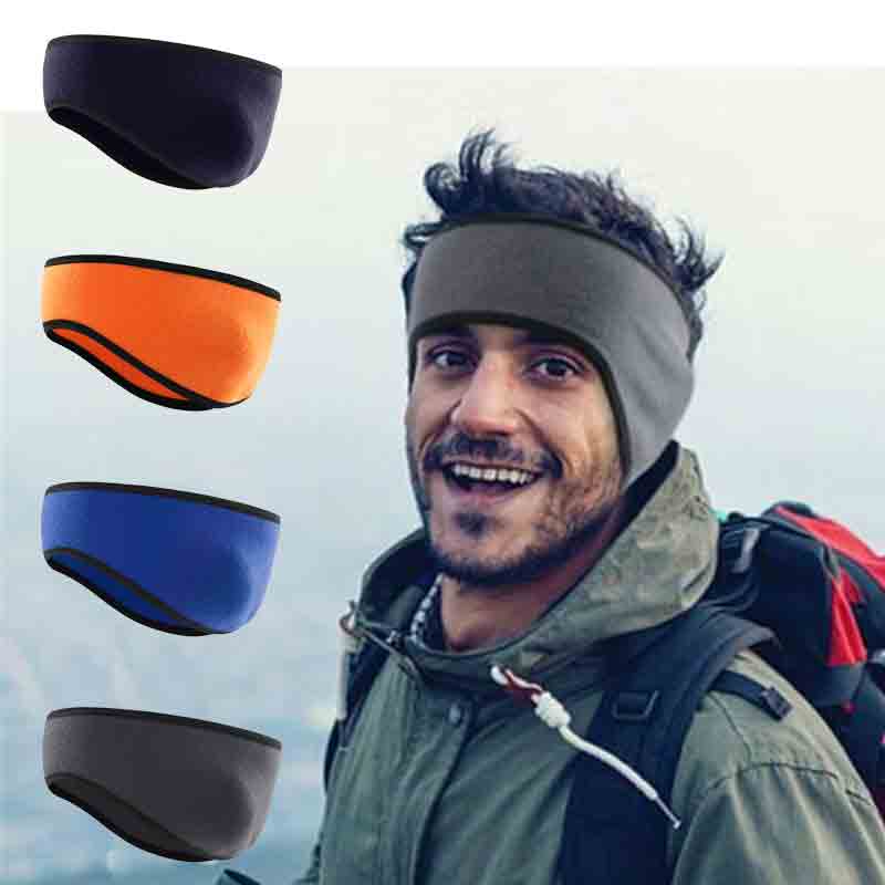 Fleece Ear Warmer Band - 1 個冬フリースイヤーマフ防寒イヤーウォーマーカバーサイクリングスキースノーボード屋外ランニング暖かいイヤーマフヘッドバンドヘアバンド