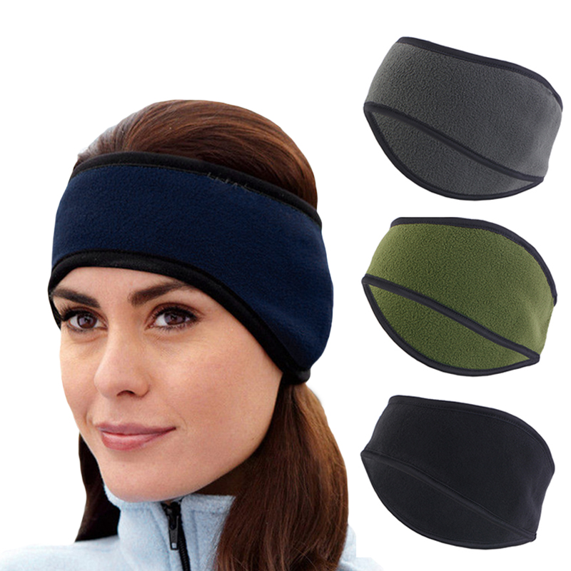 Fleece Ear Warmer Band - 新しい冬フリースイヤーマフウォーマーヘッドバンド屋外スキースポーツランニング暖かい冬のヘッドバンドヘアバンドユニセックスヘアアクセサリー