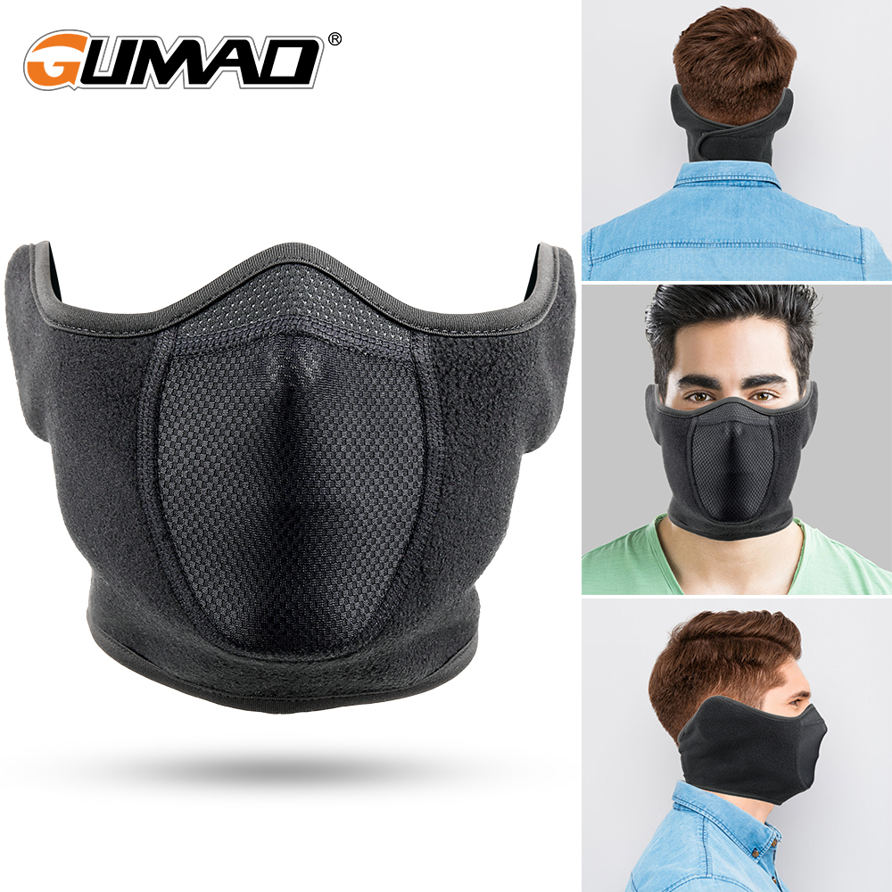 Fleece Ear Warmer Band - 防寒ネックウォーマー耳カバーフリースサーマルスカーフマスクフェイスバンダナスキーサイクリングスポーツスノーボードハイキング男性女性冬