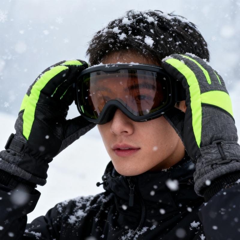Snow Glove Insulated - 652F キッズ防寒手袋二重絶縁スノースポーツギア肥厚ポリエステル繊維ミット 8-12 歳の子供用