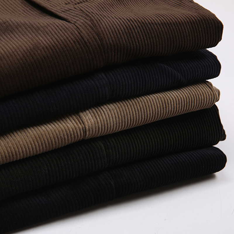 Corduroy Pant Warm - Icpans-メンズストレートコーデュロイパンツ,厚手,ウォーム,ハイウエスト,ラージサイズ40 42 44 46,秋冬コレクション
