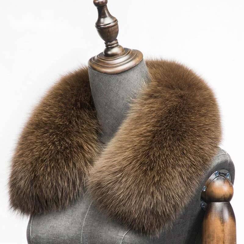 Shawl Wrap Winter - 冬の天然キツネの毛皮のスカーフスクエアカラー男性用ショートスカーフネック暖かい厚いスカーフリアルキツネの毛皮のショール男性コート飾る