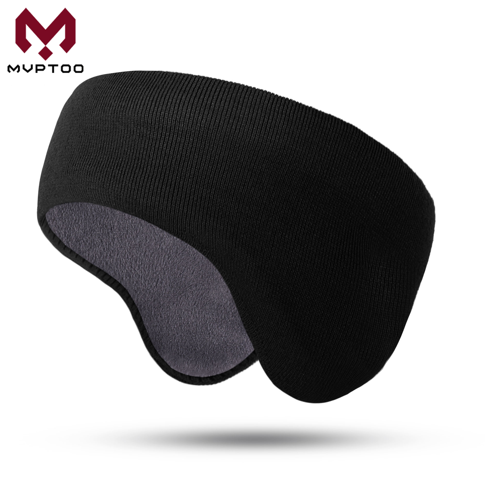 Winter Headband Fleece - 冬用フリースバンダナ二重層イヤーウォーマー防風スキーヘッドバンドアウトドアスポーツランニングヨガジムサイクリングスノーボードヘッドウェア