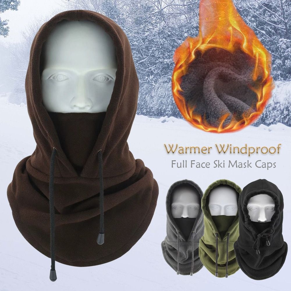 Balaclava Ski Mask - 防風フリースバラクラバ、フルフェイススキーマスク、男性用ボンネット、女性用ビーニー、暖かい帽子、冬用キャップ