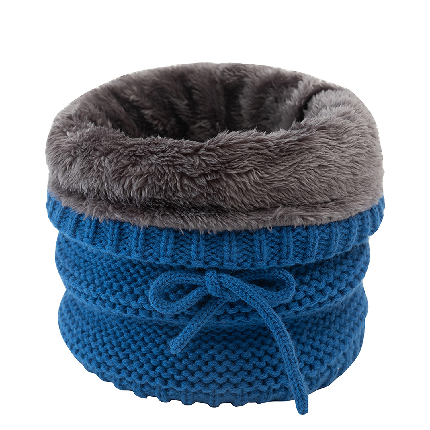 Neck Gaiter Fleece - Ovtrb-ユニセックスニットネックゲートル3 in 1,巾着コード付き防風ニットスカーフ,フェイスカバー,ポニーテール,冬用帽子