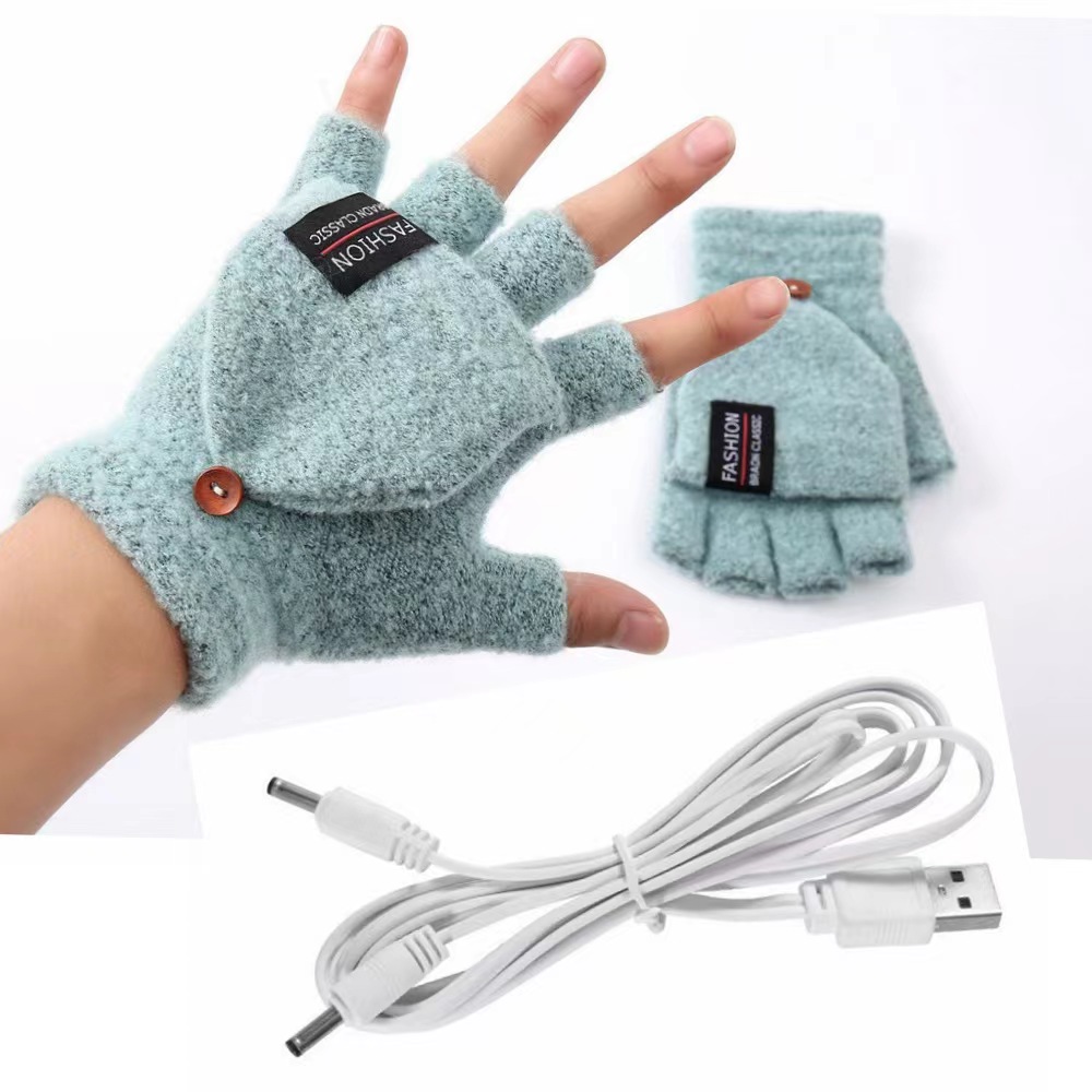 Hand Warmer Electric - 電熱手袋 ハンドウォーマー ミトン ヒーター 充電式 USB