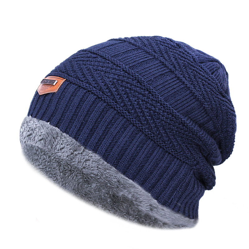 Wool Scarf Men - メンズニット帽 冬用ビーニー帽 レディース厚手ウールネックウォーマー付き帽子 バラクラバマスク ボンネット帽