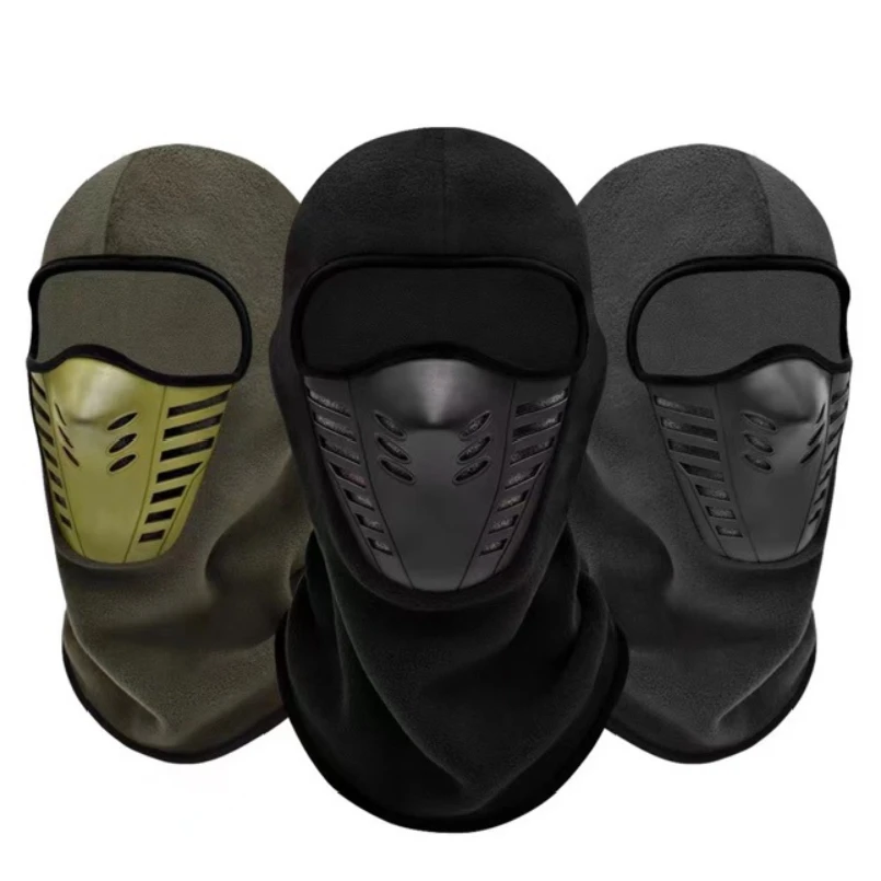 Balaclava Ski Mask - オートバイマスクフリースサーマルフェイスマスク保温モトライディングバラクラババイクバイカー冬防風スキーマスク男性女性