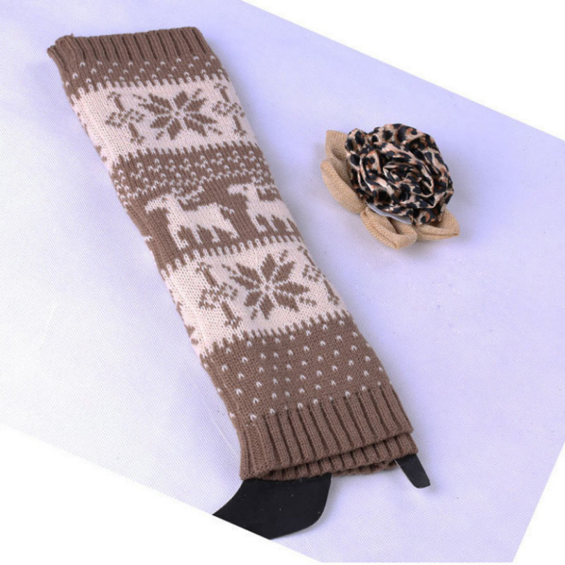 Thermal Sock Wool - 女性用ゴシックレッグウォーマー,暖かいサーマル柄ソックス,フェミニンな下着,クリスマスアクセサリー,冬,y2k