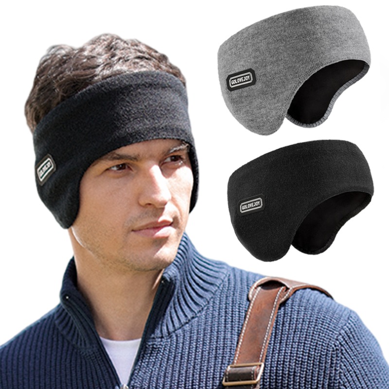 Fleece Ear Warmer Band - 冬用暖かいイヤーマフ、男女兼用、おしゃれなフリース製イヤーマフ、防風、スキー、ランニング、スポーツ用イヤーマフ、ヘッドバンド、ヘアバンド、イヤーウォーマー