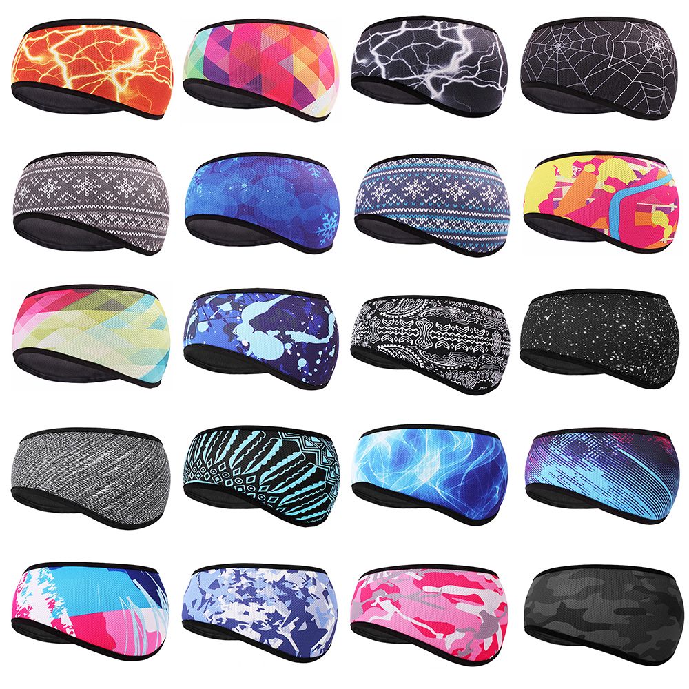Fleece Ear Warmer Band - ヘアバンド フリース耳カバー 女性 女の子 冬用汗止めバンド ランニングヘッドバンド