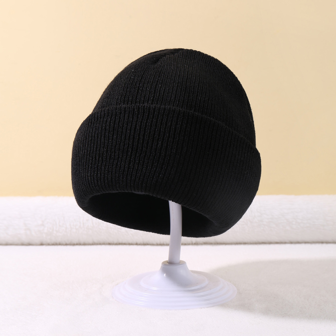 3 個子供ビーニーセット冬子供ニット帽子無地ウールかぎ針編み - Knit Beanie Hat Warm のレビューと価格