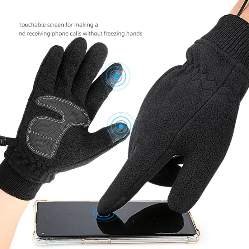 ヒーター付きウィンターグローブデザイン防水スキーハイキングギ - Snow Glove Insulated のレビューと価格