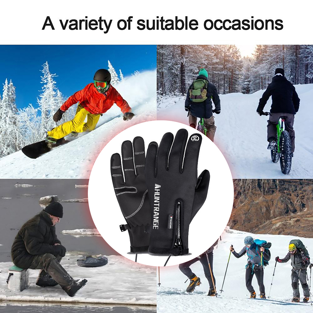 冬用スキー USB 加熱手袋 タッチスクリーン サーマルグロ - Touch Screen Gloves のレビューと価格