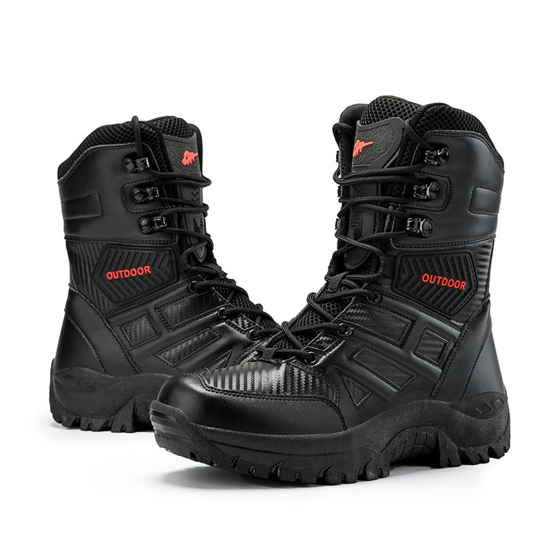 戦術的な軍用ブーツ大サイズ防水通気性フィールドブーツ戦術バッ - Waterproof Winter Boot のレビューと価格
