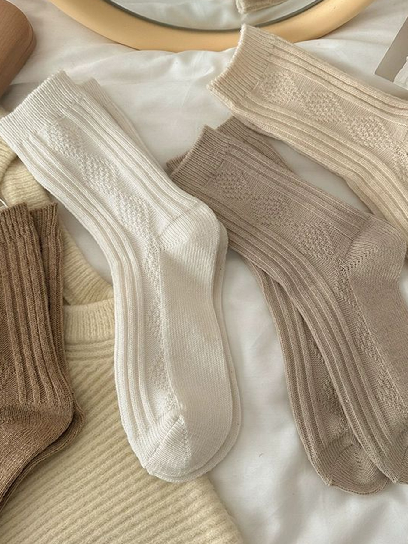 秋冬暖かいウールカシミヤサーマルハイロングストッキング女性用 - Thermal Sock Wool のレビューと価格