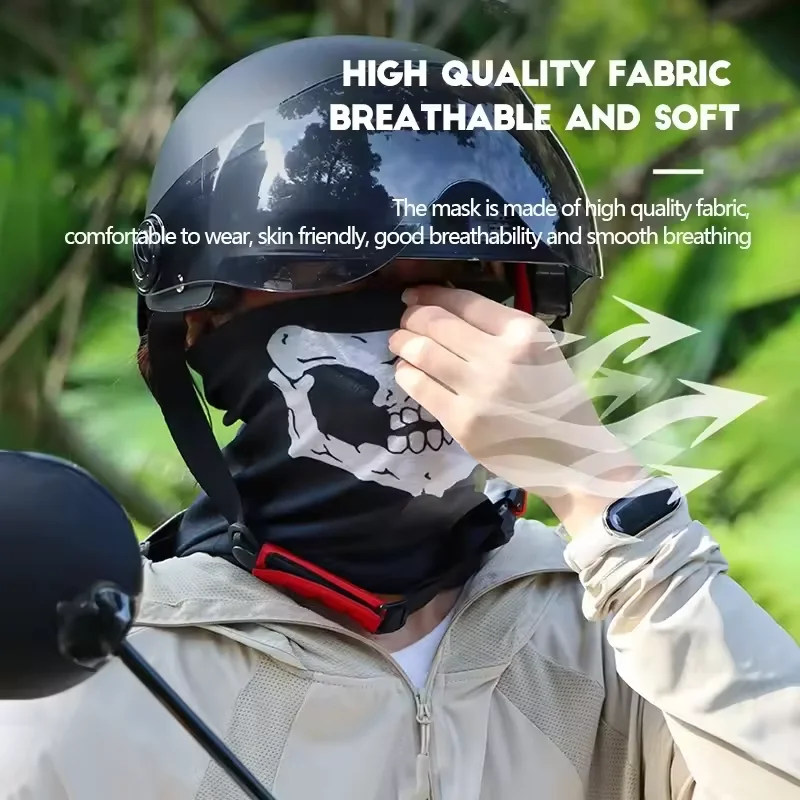 スカルメンズバラクラバスキーマスクサイクリングキャップスノー - Balaclava Ski Mask のレビューと価格