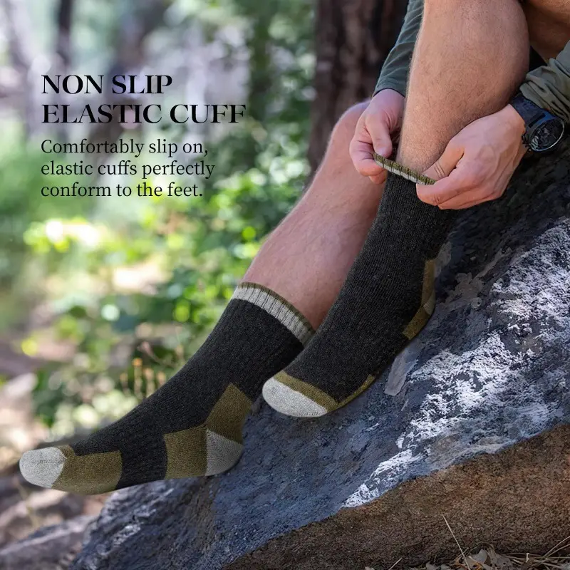 冬メリノウール靴下肥厚暖かい吸湿発散性ハイキング靴下男性女性 - Thermal Sock Wool のレビューと価格