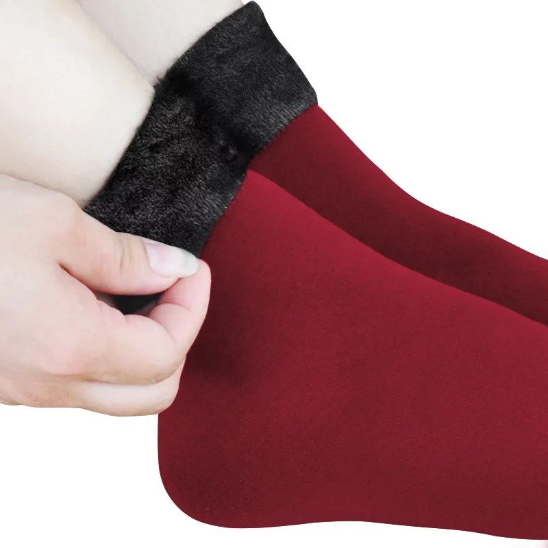 1/2/3 ペア男性女性冬厚み暖かいショートソックス熱カシミ - Thermal Sock Wool のレビューと価格