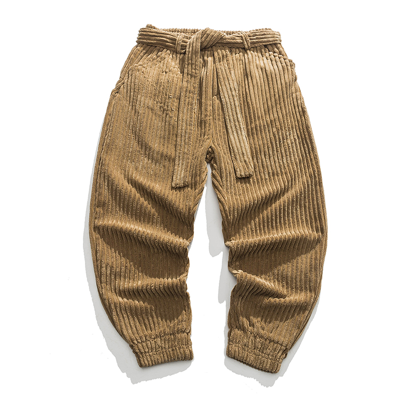 男性厚いコーデュロイパンツ 2026 男性韓国暖かいハーレム - Corduroy Pant Warm のレビューと価格