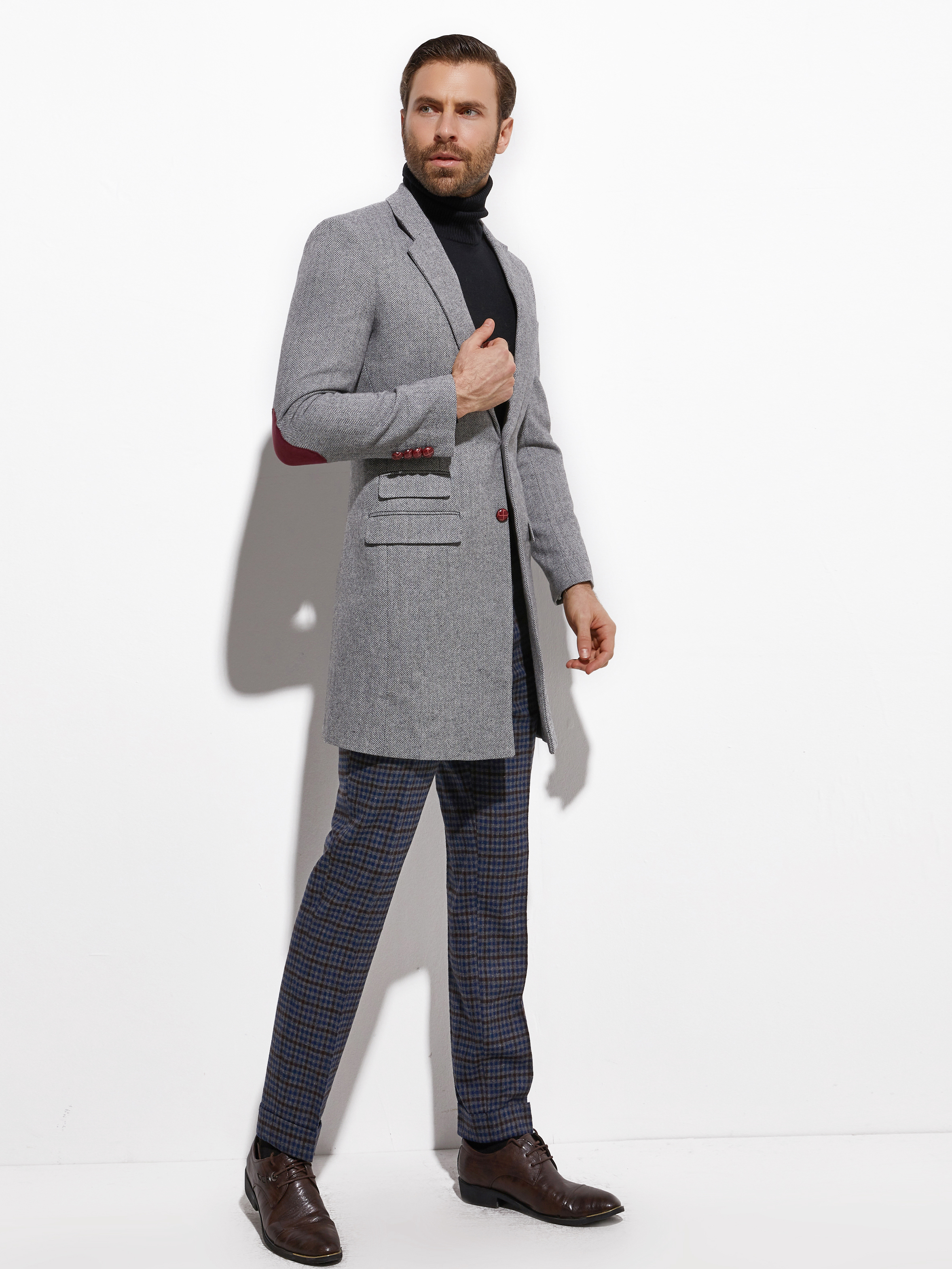 2026年 春秋 ミディアム丈 テーラードコート カスタムメ - Wool Coat Peacoat のレビューと価格