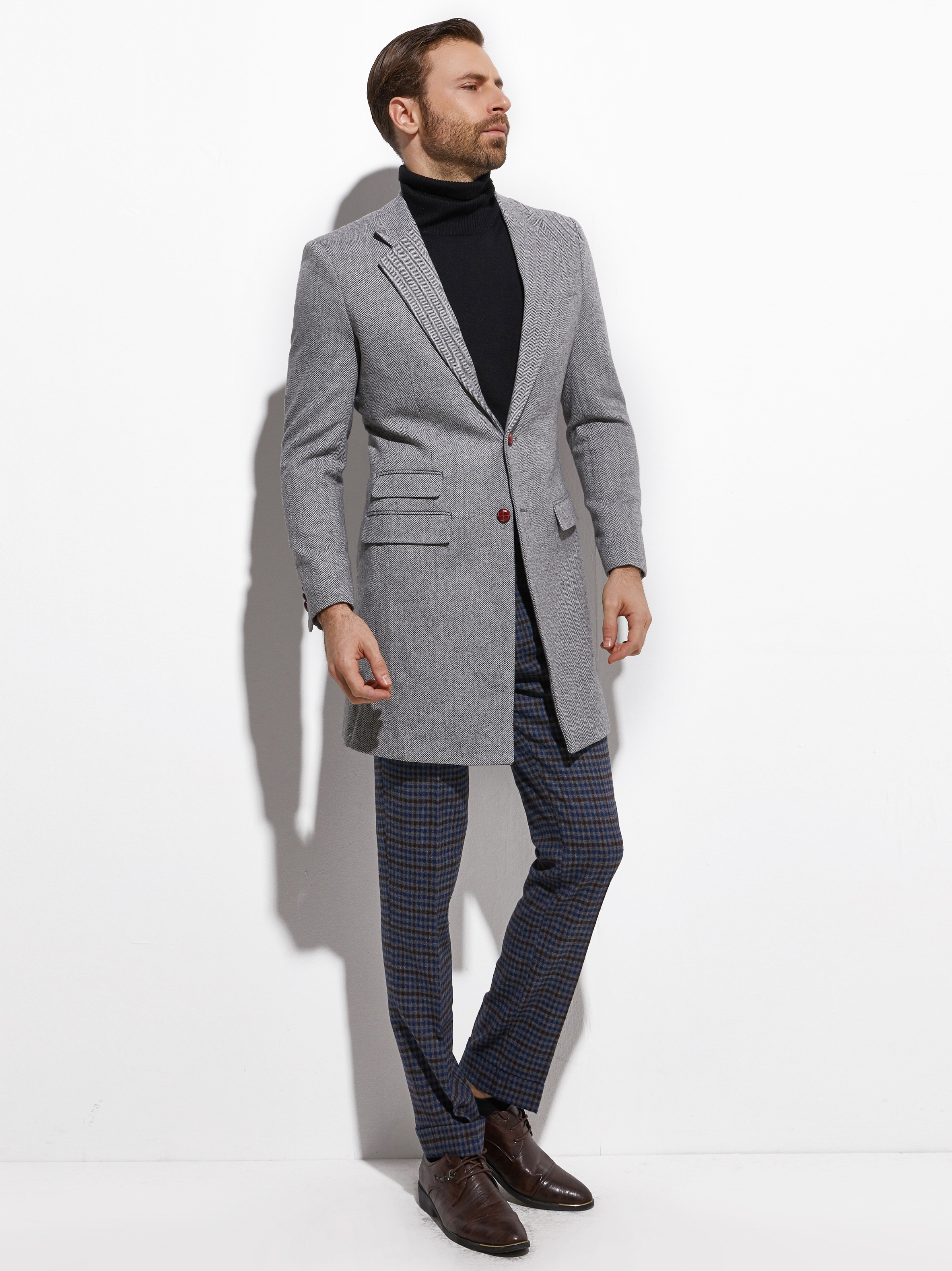 2026年 春秋 ミディアム丈 テーラードコート カスタムメ - Wool Coat Peacoat のレビューと価格