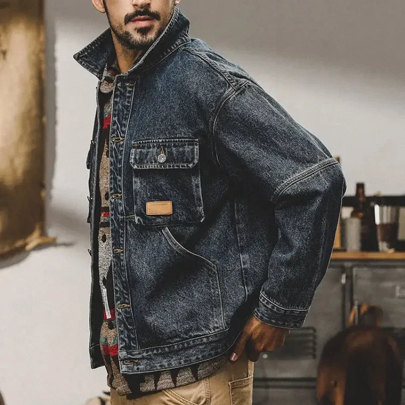 2025年冬 メンズ ルーズカウボーイコート トレンド ウォ - Down Jacket Packable のレビューと価格