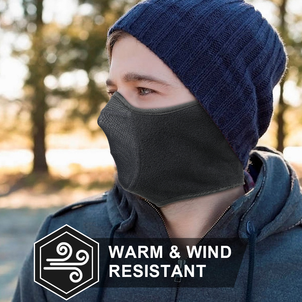 男性と女性のためのフリースネックウォーマー、耳カバー、寒い天 - Fleece Ear Warmer Band のレビューと価格