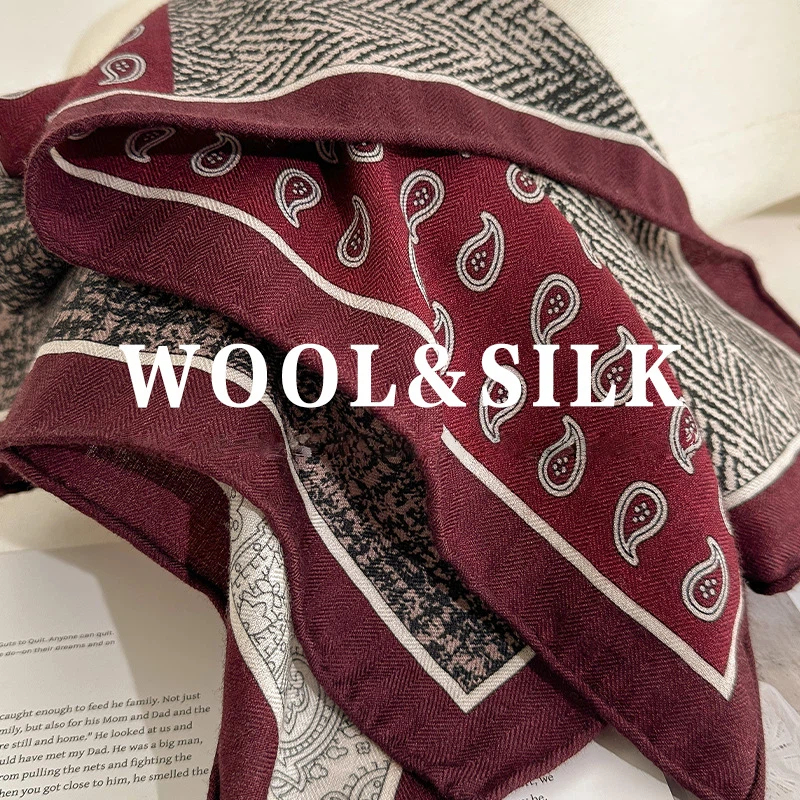 2026 冬の高級デザイナースカーフ女性のための 70% ウ - Wool Scarf Men のレビューと価格