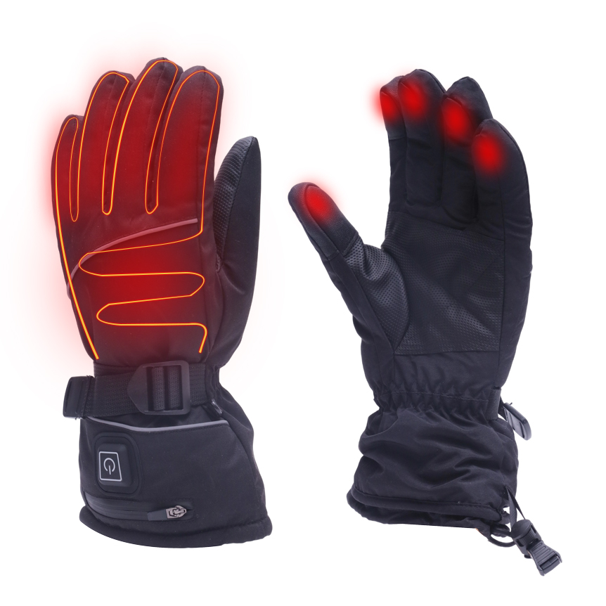スノーボードタッチスクリーン対応加熱ウィンターウォームヒーテ - Touch Screen Gloves のレビューと価格