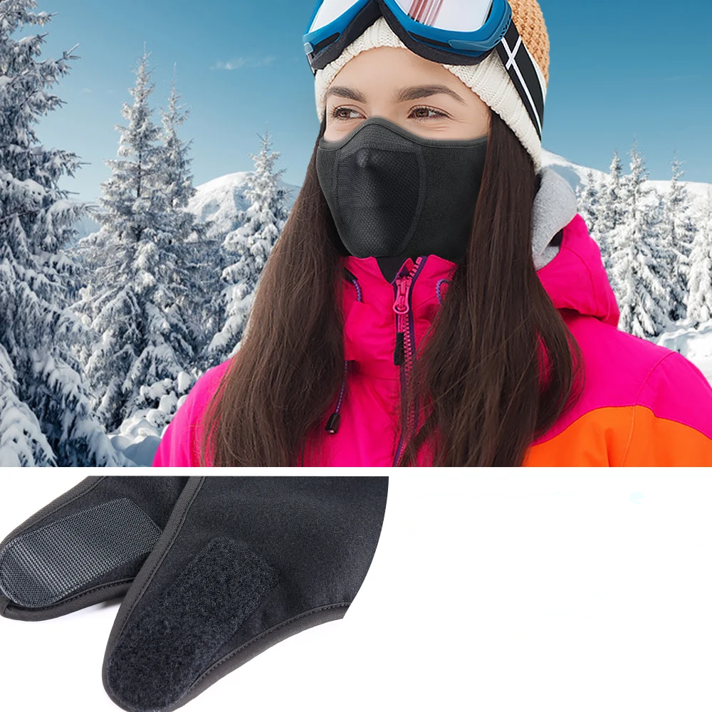 寒い天候用ネックウォーマー耳カバーフリースサーマルスカーフマ - Fleece Ear Warmer Band のレビューと価格