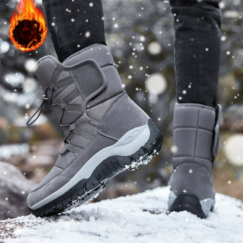MAIJIAKA ブランドメンズ冬靴ノンスリップハイキングブ - Waterproof Winter Boot のレビューと価格