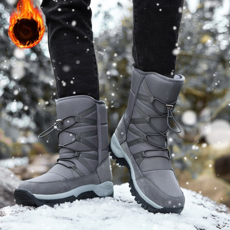 MAIJIAKA ブランドメンズ冬靴ノンスリップハイキングブ - Waterproof Winter Boot のレビューと価格