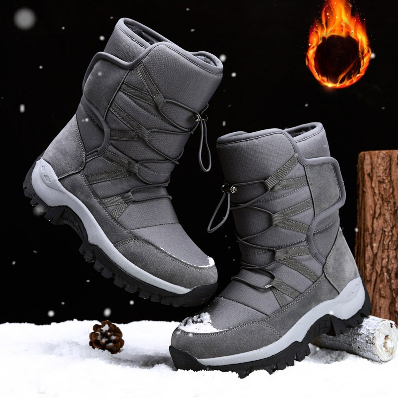 MAIJIAKA ブランドメンズ冬靴ノンスリップハイキングブ - Waterproof Winter Boot のレビューと価格