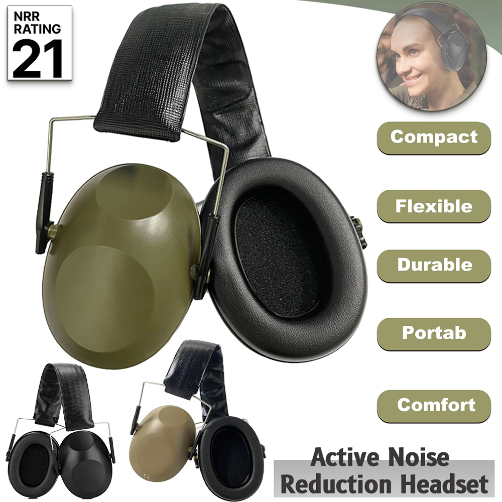 ノイズリダクション安全イヤーマフ、射撃用聴覚保護イヤーマフ、 - Earmuffs Foldable のレビューと価格