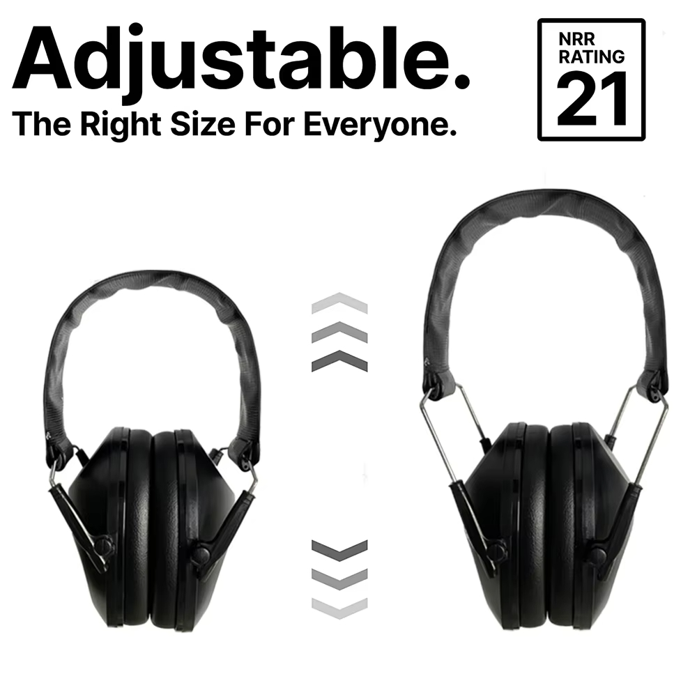 ノイズリダクション安全イヤーマフ、射撃用聴覚保護イヤーマフ、 - Earmuffs Foldable のレビューと価格