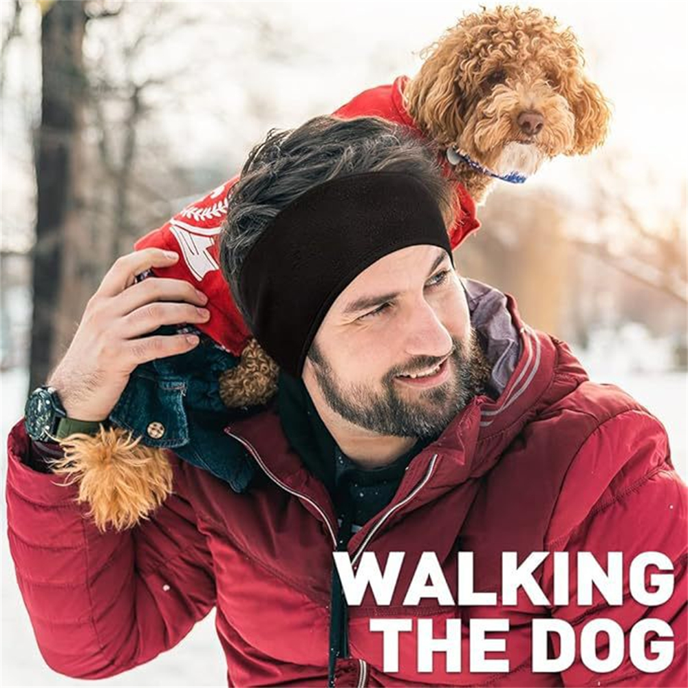 1PC 冬用フリースイヤーマフ寒い天候用イヤーウォーマーカバ - Fleece Ear Warmer Band のレビューと価格