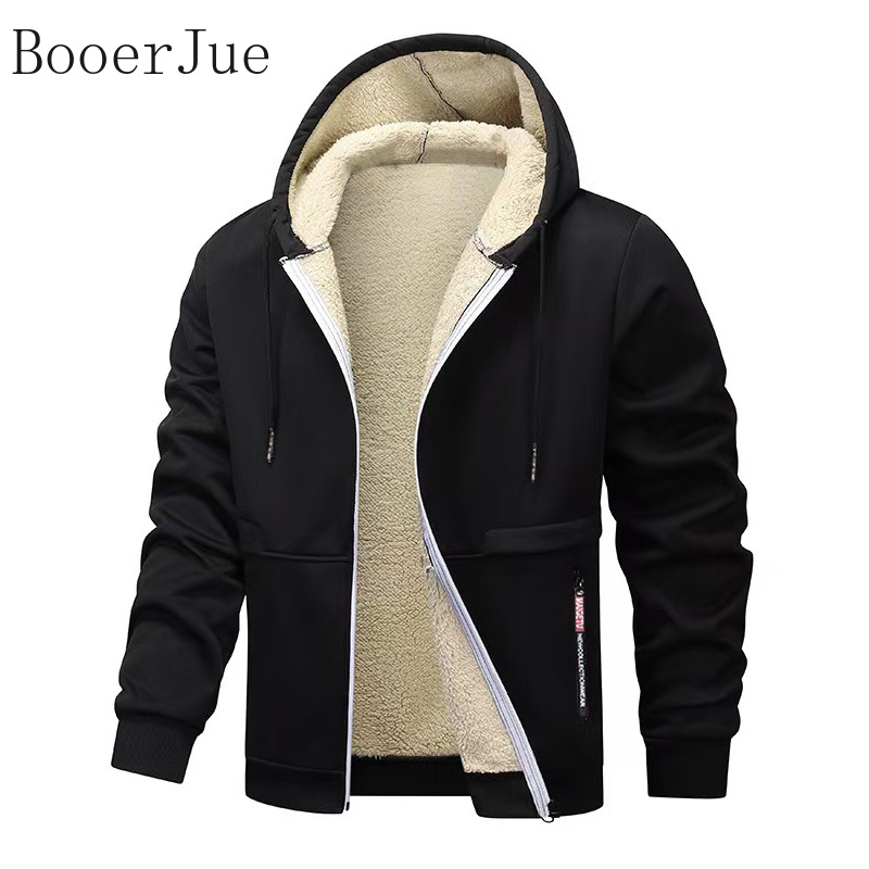 厚手のシェルパ裏地付きフードジッパー付きジャケット 厚手のス - Sherpa Hoodie Fleece のレビューと価格