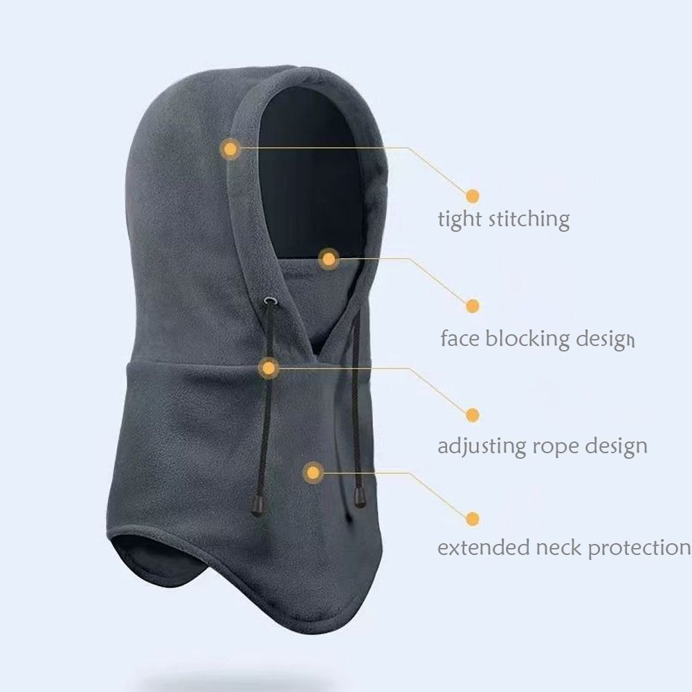 ファッションポーラーフリースバラクラバ防風冬用帽子フルフェイ - Balaclava Ski Mask のレビューと価格