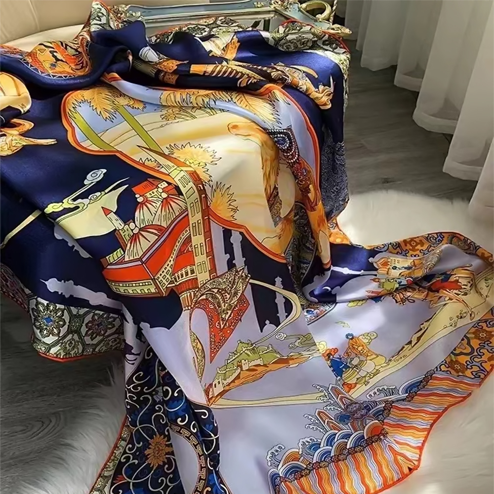 Bysifa-ツタ、ファッションショール、本物のシルクラップ - Shawl Wrap Winter のレビューと価格