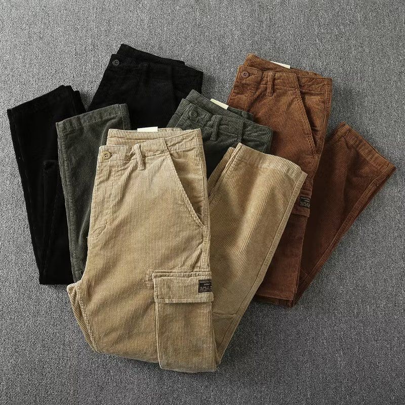 男性用コーデュロイパンツ,厚手のコーデュロイパンツ,カジュア - Corduroy Pant Warm のレビューと価格