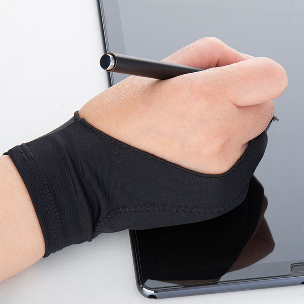 1PC 2 指手描き手袋油絵画材アンチタッチタブレットデジタ - Touch Screen Gloves のレビューと価格
