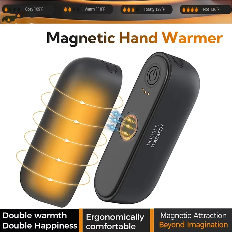 2-in-1 磁気充電式ハンドウォーマー 電気ポータブルハン - Hand Warmer Electric のレビューと価格
