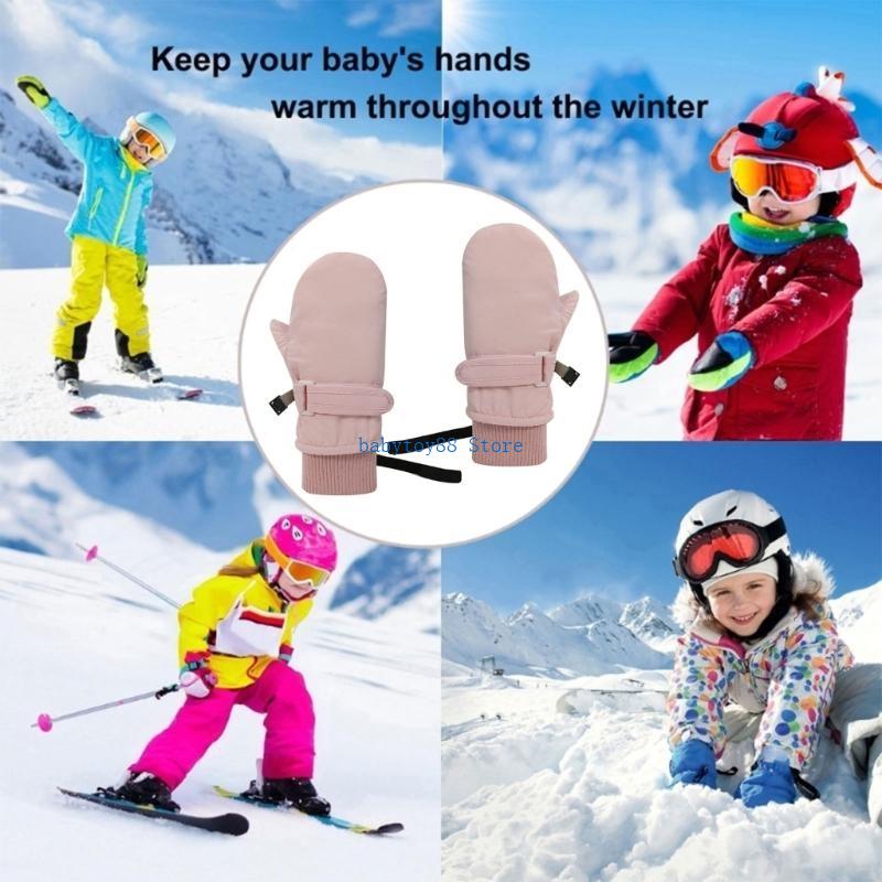 Y4UD キッド断熱スノー かわいいキッド断熱スノーグローブ - Snow Glove Insulated のレビューと価格
