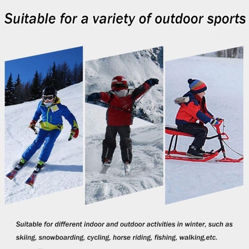 J15U 暖かいベビー幼児冬用スキーグローブ 紐付き 防寒ミ - Snow Glove Insulated のレビューと価格
