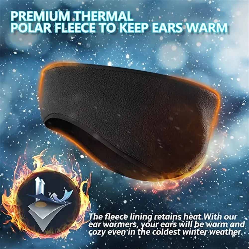 冬ウォーマーヘッドバンド通気性防風スウェットバンドフリースイ - Winter Headband Fleece のレビューと価格