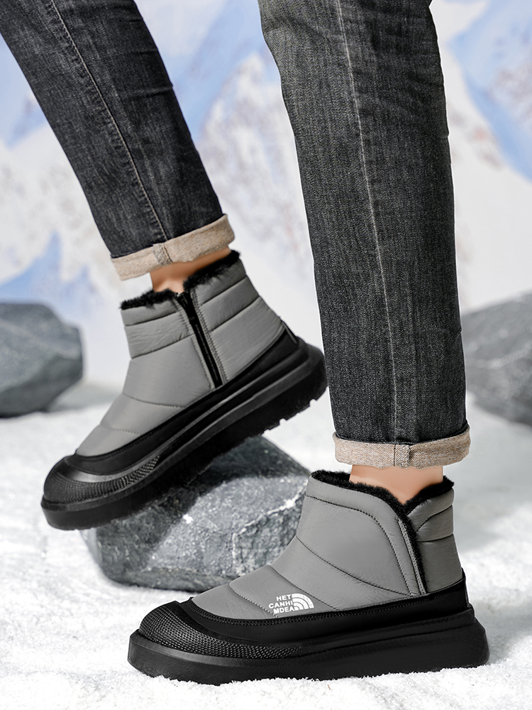 2026年冬用メンズシューズ 毛皮製 暖かい 快適なスノーブ - Waterproof Winter Boot のレビューと価格